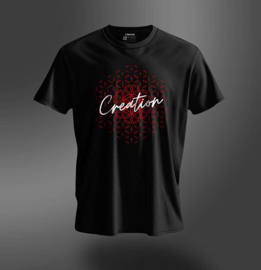Creation Splash Red Print