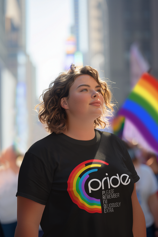 Pride Unisex Cotton, Pride 2 Shirt, LGBTQ+ Statement Graphic Tee