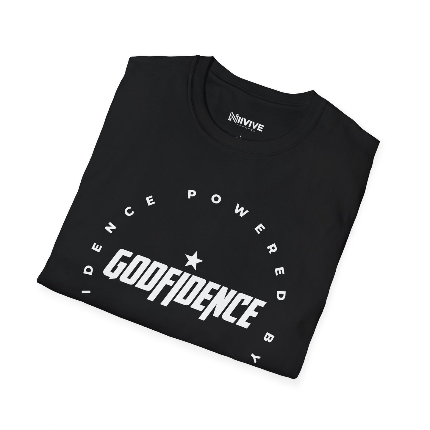 Godfidence Black Unisex T-Shirt, Motivational Tee, Inspirational Apparel, Casual Wear