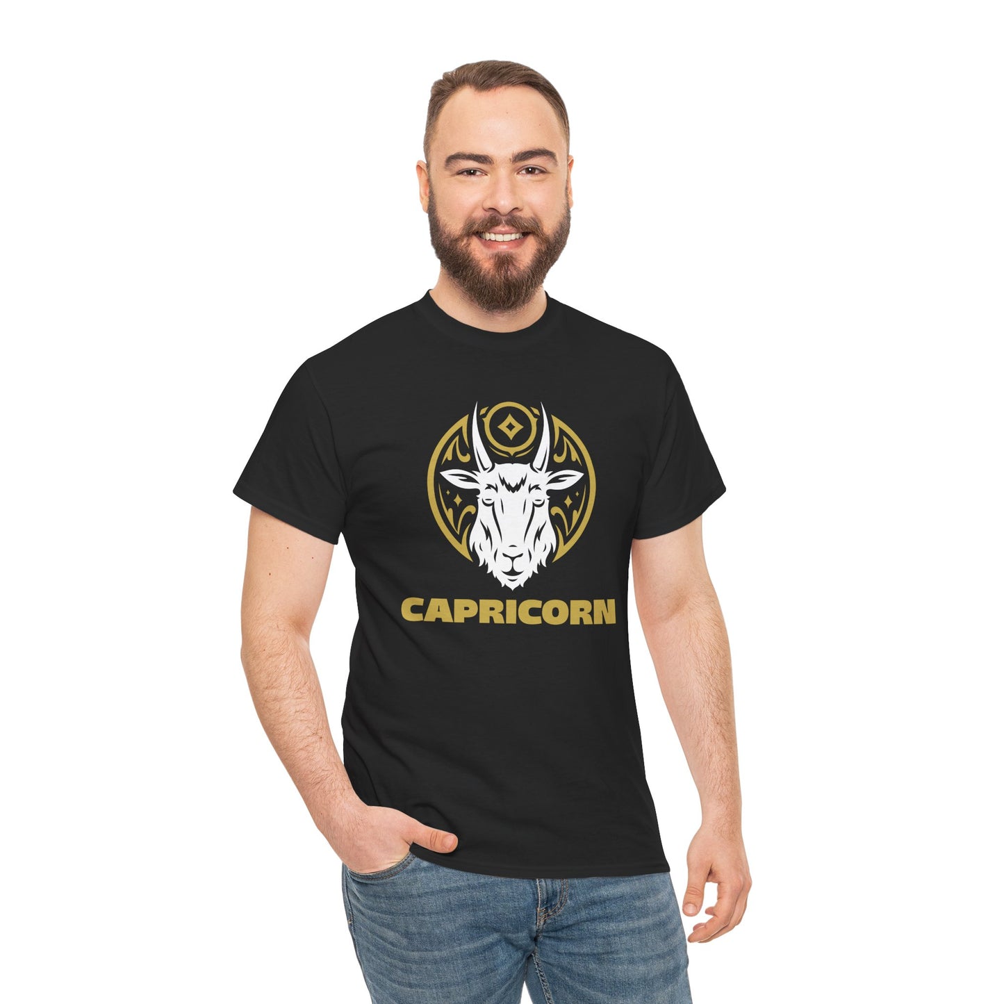 Capricorn Gold Zodiac Tee