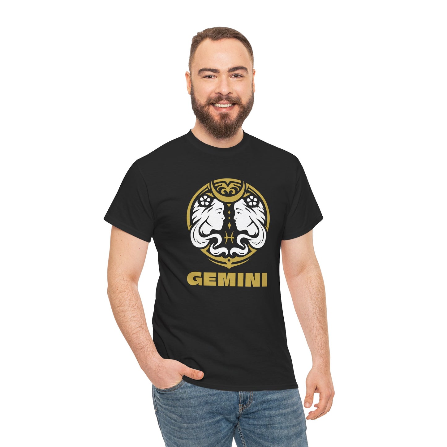 Gemini Gold Zodiac Tee