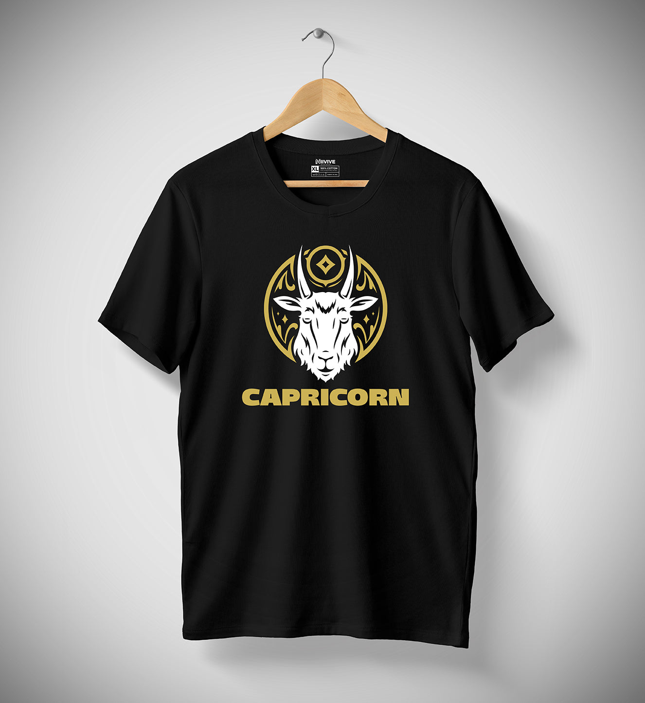 Capricorn Gold Zodiac Tee