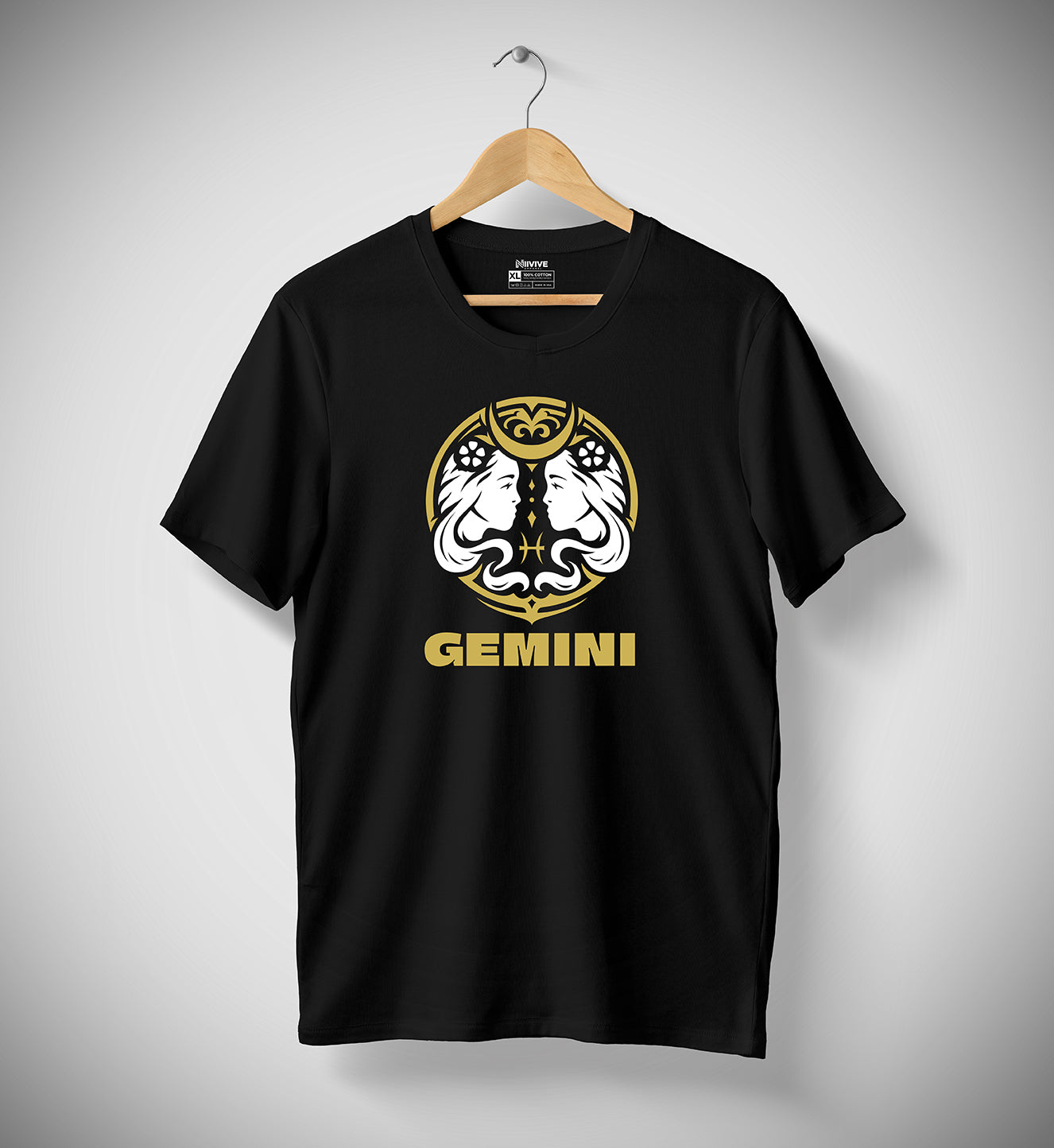 Gemini Gold Zodiac Tee