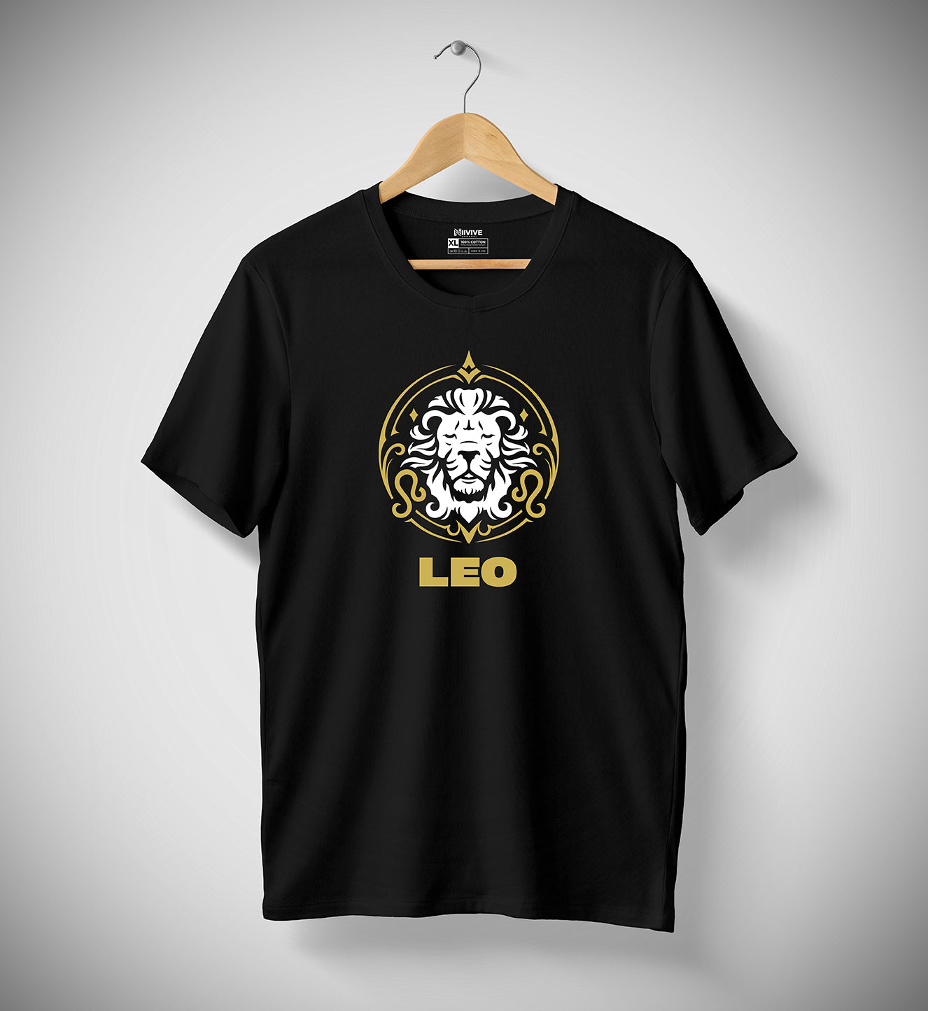 Leo Gold Zodiac Tee