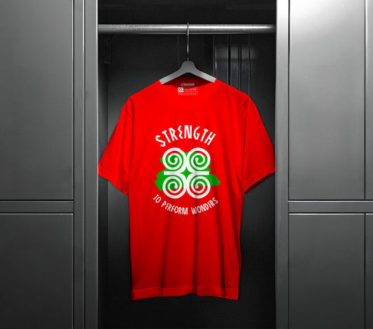 Strength To Perform Wonders  Adinkra Unisex Tee