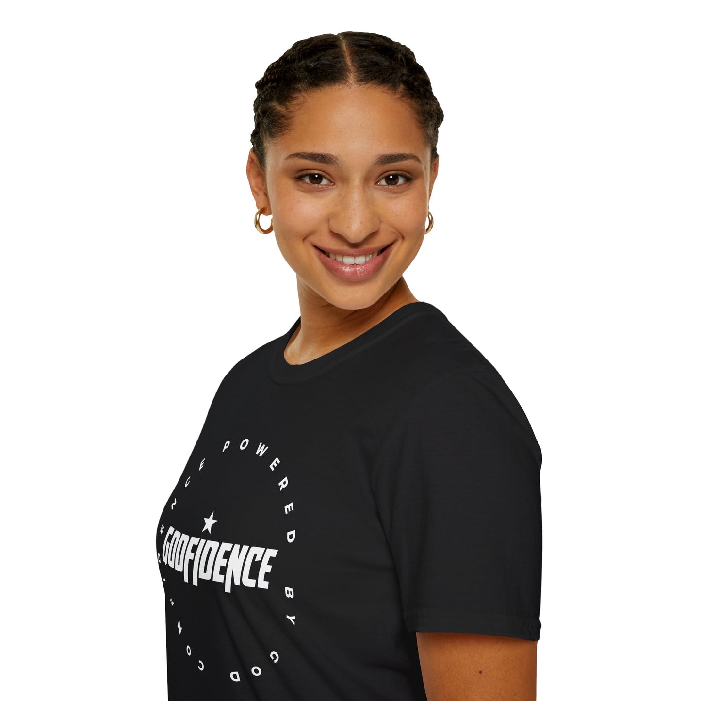 Godfidence Black Unisex T-Shirt, Motivational Tee, Inspirational Apparel, Casual Wear