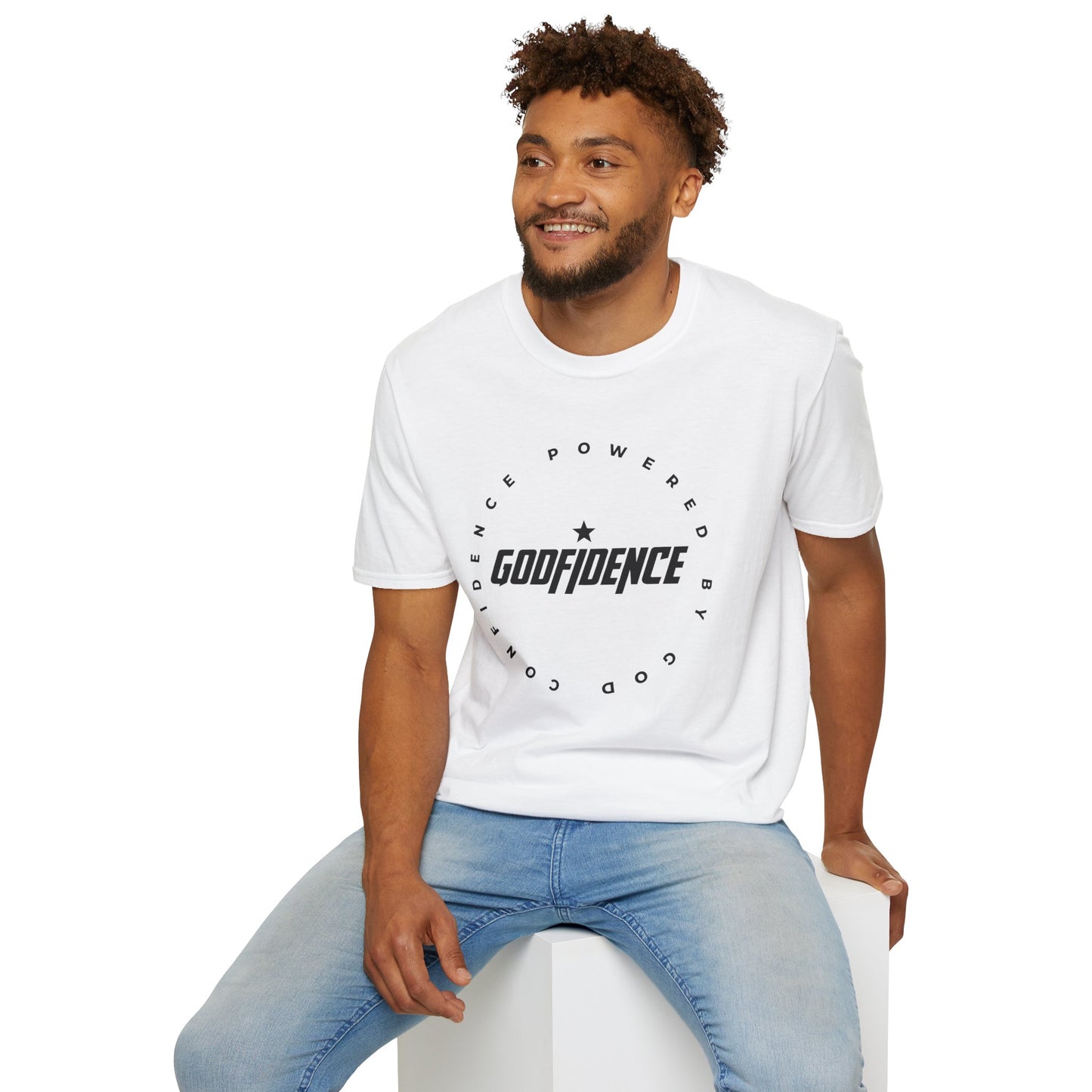 Godfidence Unisex T-Shirt, Motivational Tee, Inspirational Apparel, Gift for Him/Her, Casual Wear